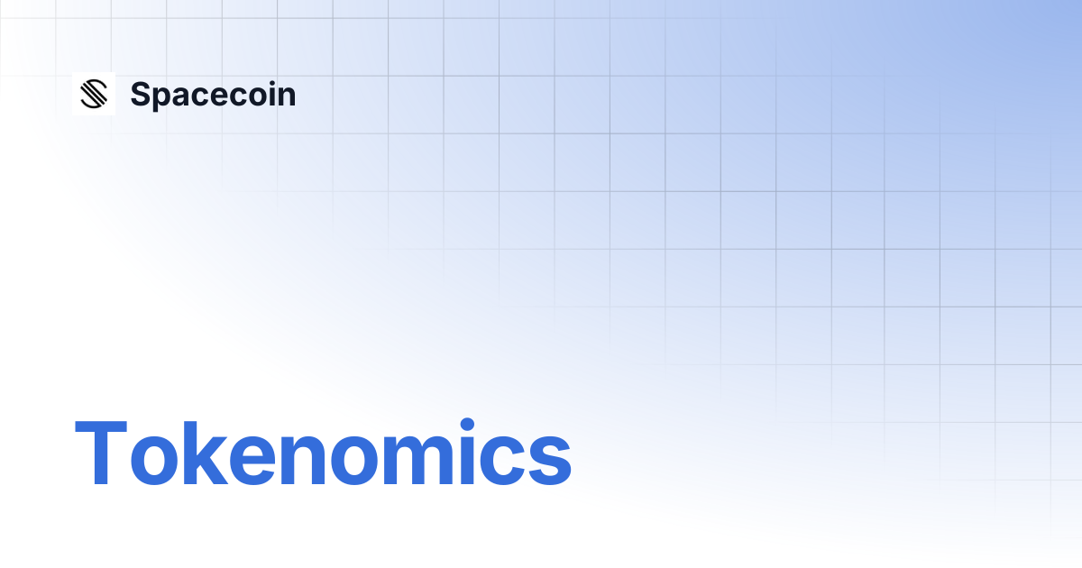 Tokenomics | Spacecoin